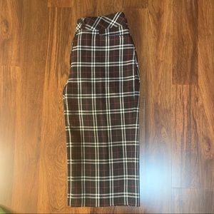 Plaid dress pants